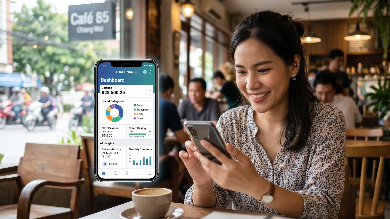 AI powered personal finance and digital banking management in Thailand