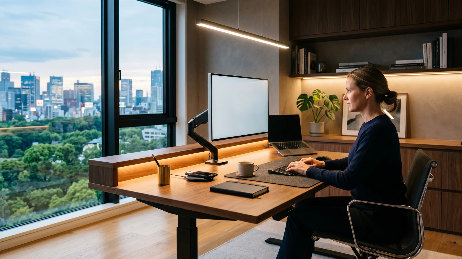 AI powered smart home office for productivity and digital work