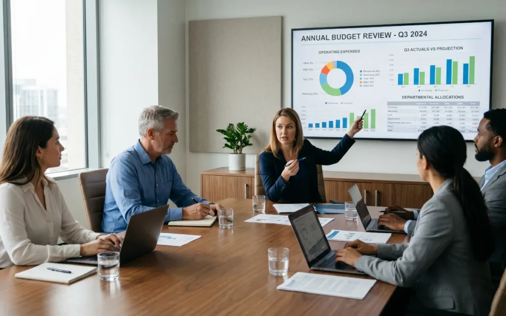 Startup founders discussing emergency fund and corporate cash reserve strategy